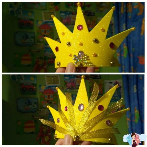 головной убор украшение корона в форме звезды