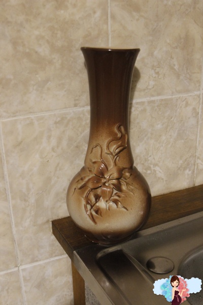 Как задекорировать вазу под металл своими руками. Оригинал.