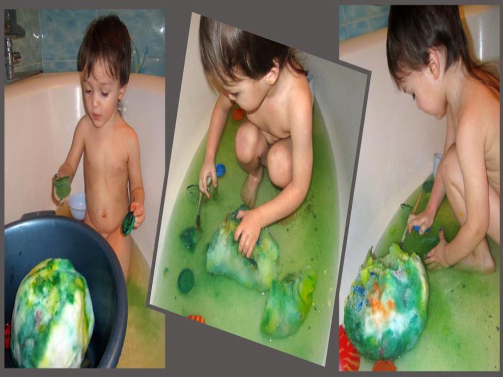 Закаливание снегом &ndash; игры со снегом в ванной комнате