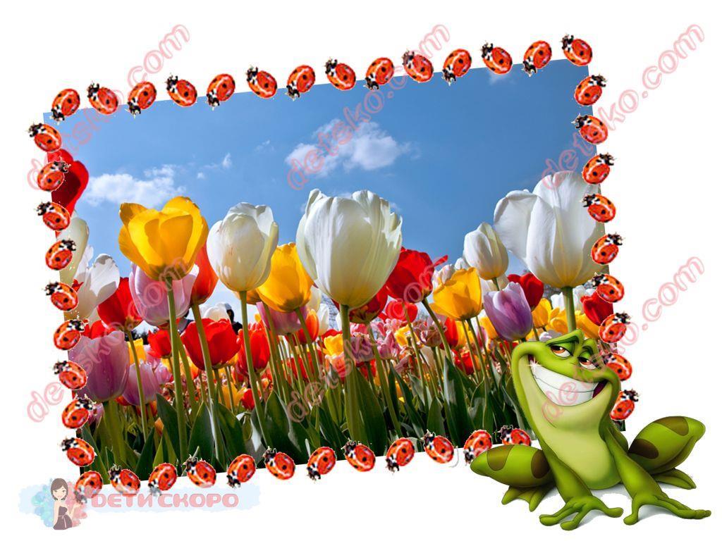 Первый класс. Уроки труда. Урок 7. Тюльпаны