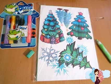 Новогодние украшения своими руками. Для изготовления таких витражных наклеек вам понадобяться.