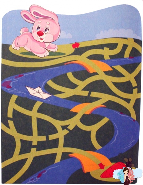 Лабиринт «покорми зайчика»